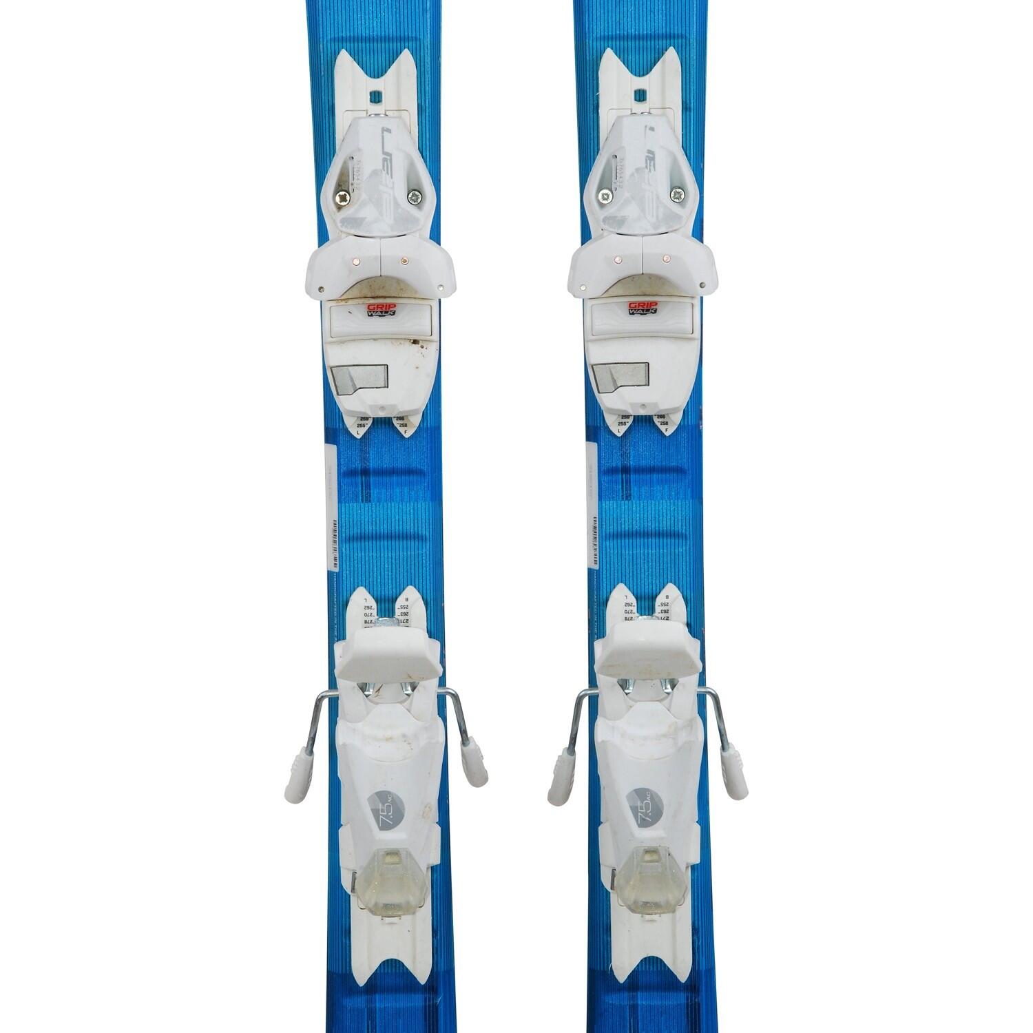 TWEEDEHANDS - Junior Gebruikte Ski Elan Starr + Bindingen - GOEDE 3/4