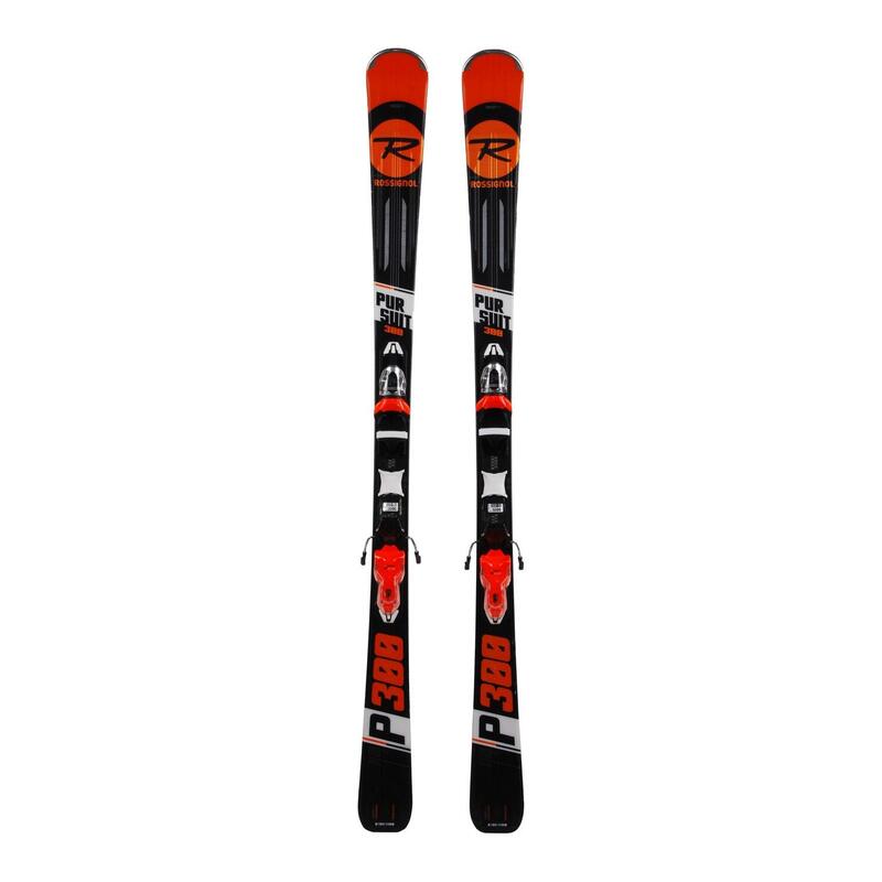RECONDITIONNE - Ski Rossignol Pursuit 300 Orange + Fixations - BON