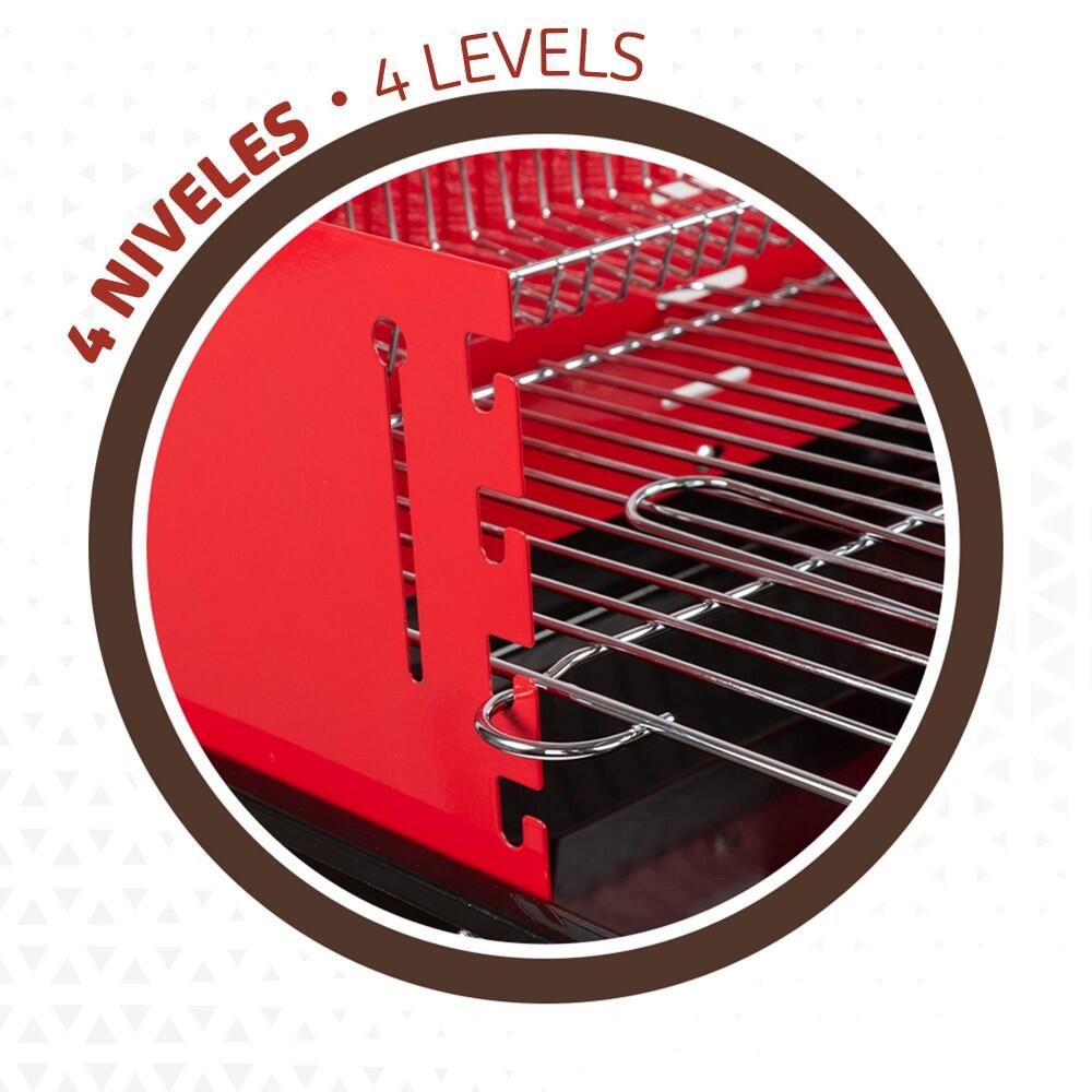 Barbacoa de carbón para 6 personas Aktive 4/7