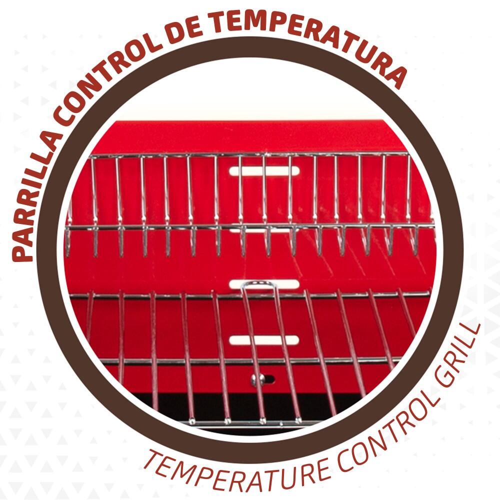 Barbacoa de carbón para 6 personas Aktive 5/7