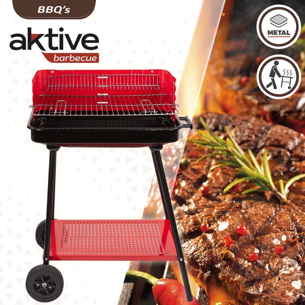 Barbacoa de carbón para 6 personas Aktive 2/7
