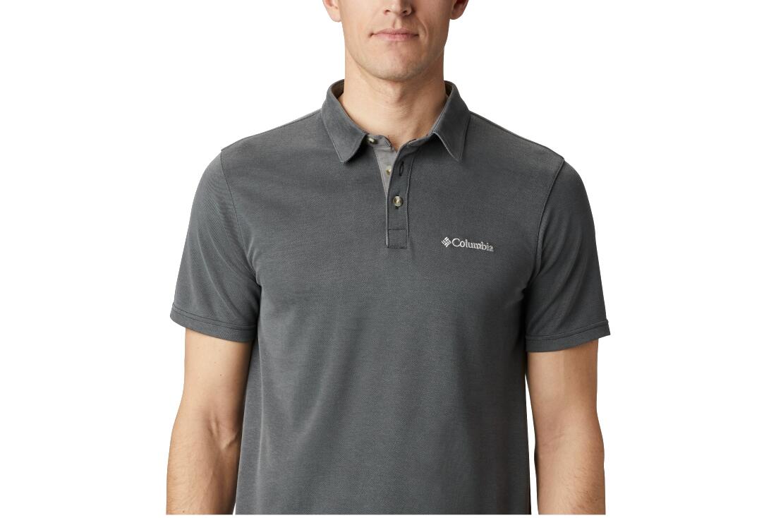 Polo de Manga Curta Homem Columbia Nelson Point™ Preto 4/6