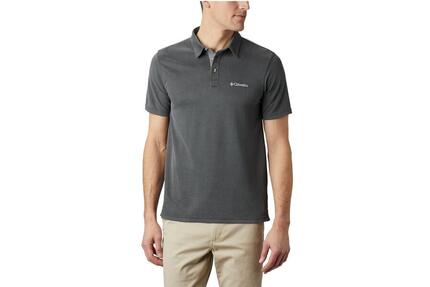 Polo à manches courtes homme Columbia Nelson Point™ Noir