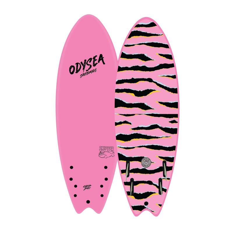 Catchsurf Odysea 6.6 Skipper Pro Job Quad Softboard (hot pink)