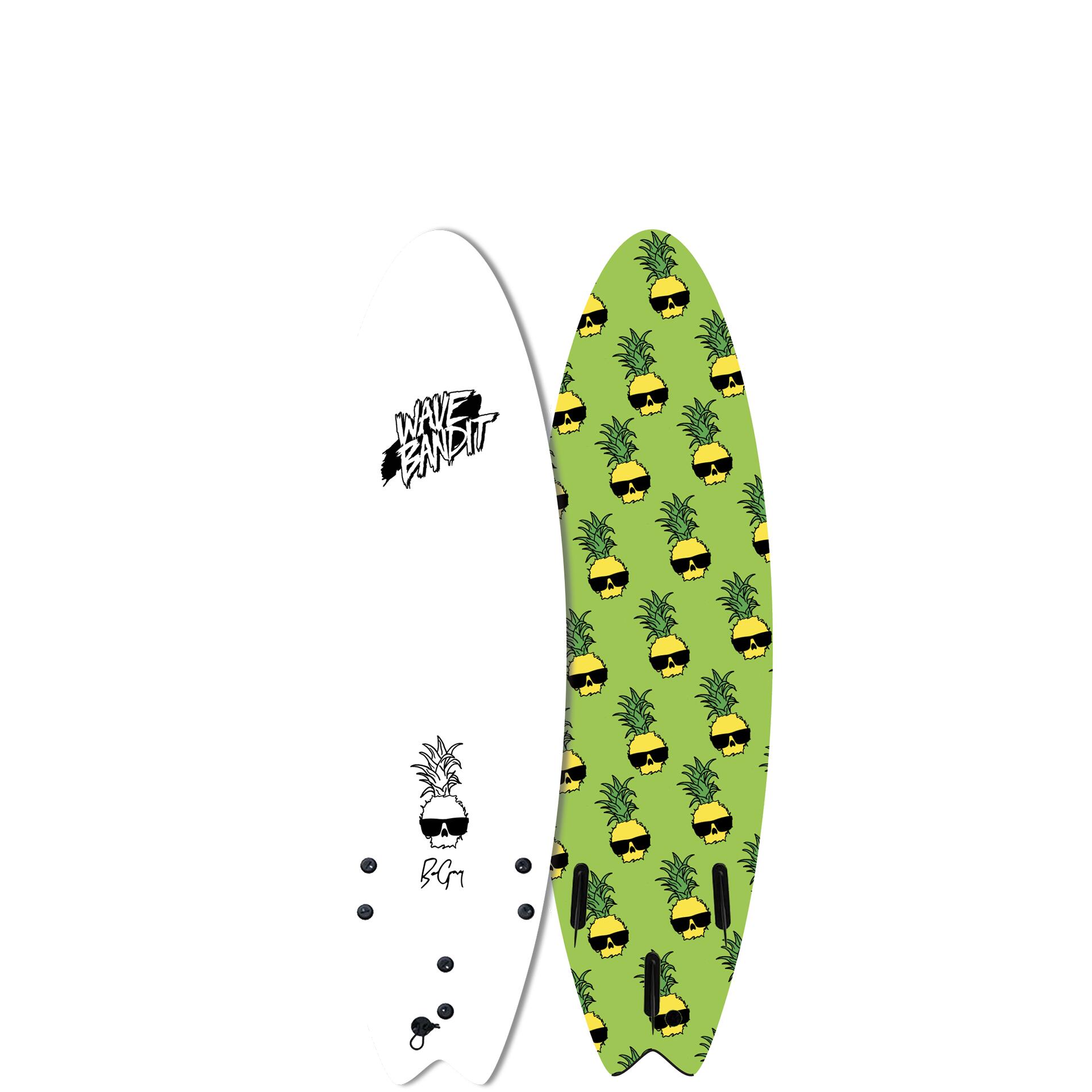 CATCH SURF Catchsurf Ben Gravy Performer 6.6 Tri Softboard(white)