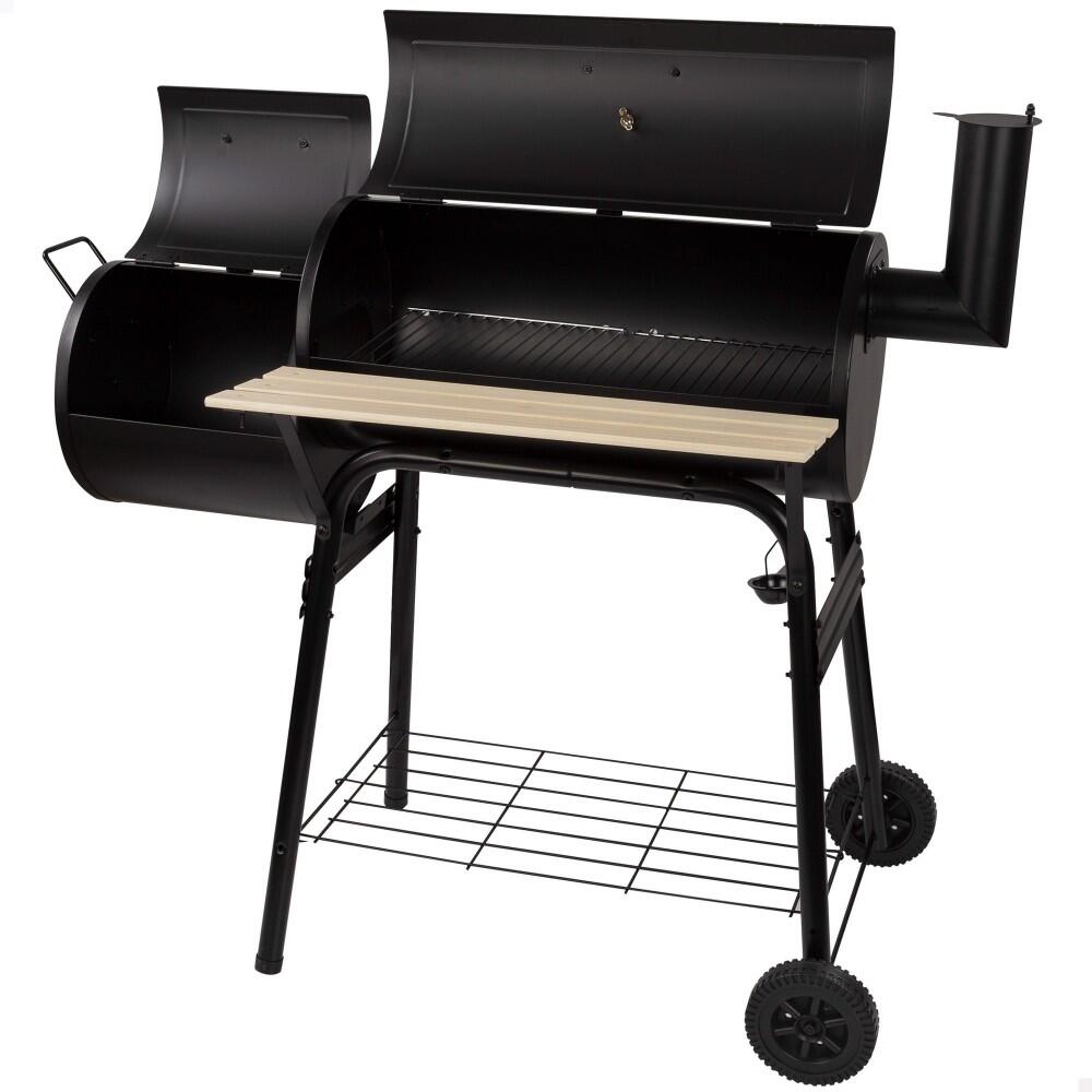 Aktive - Barbecue Portable Au Charbon De Bois Et Fumoir Aktive - Barbecue - Noir - Taille Unique - Decathlon