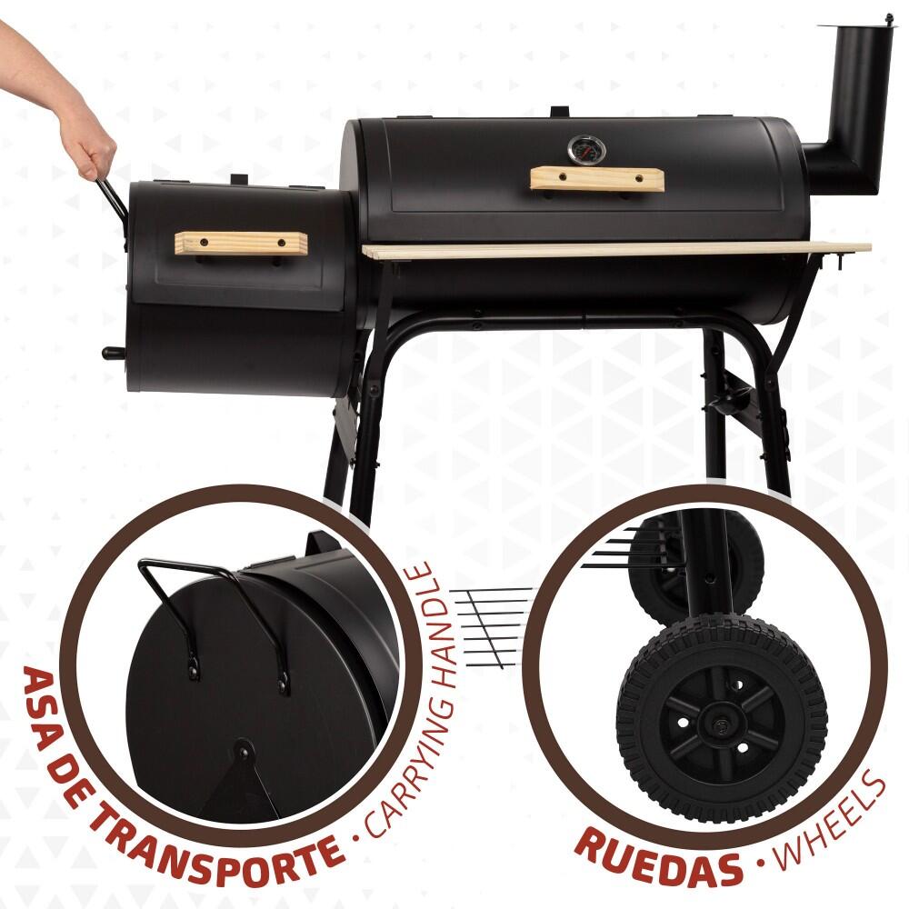 Barbacoa carbón portátil y ahumador Aktive 5/7