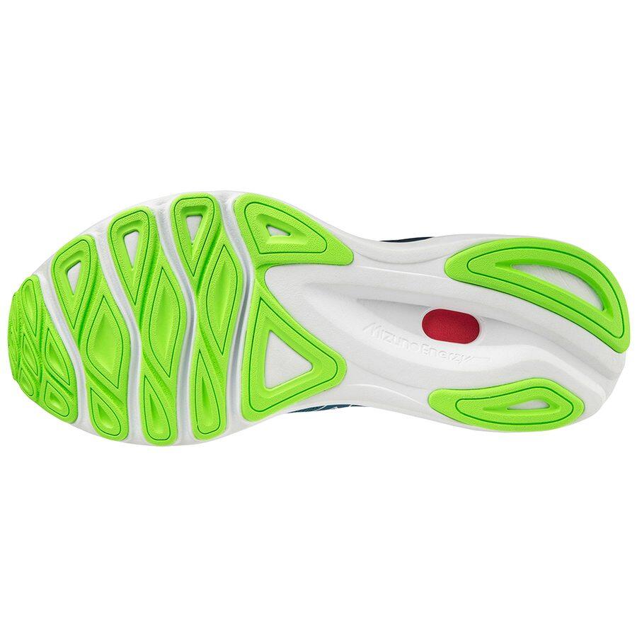 Buty do biegania męskie Mizuno Wave Skyrise 3 niebieskie