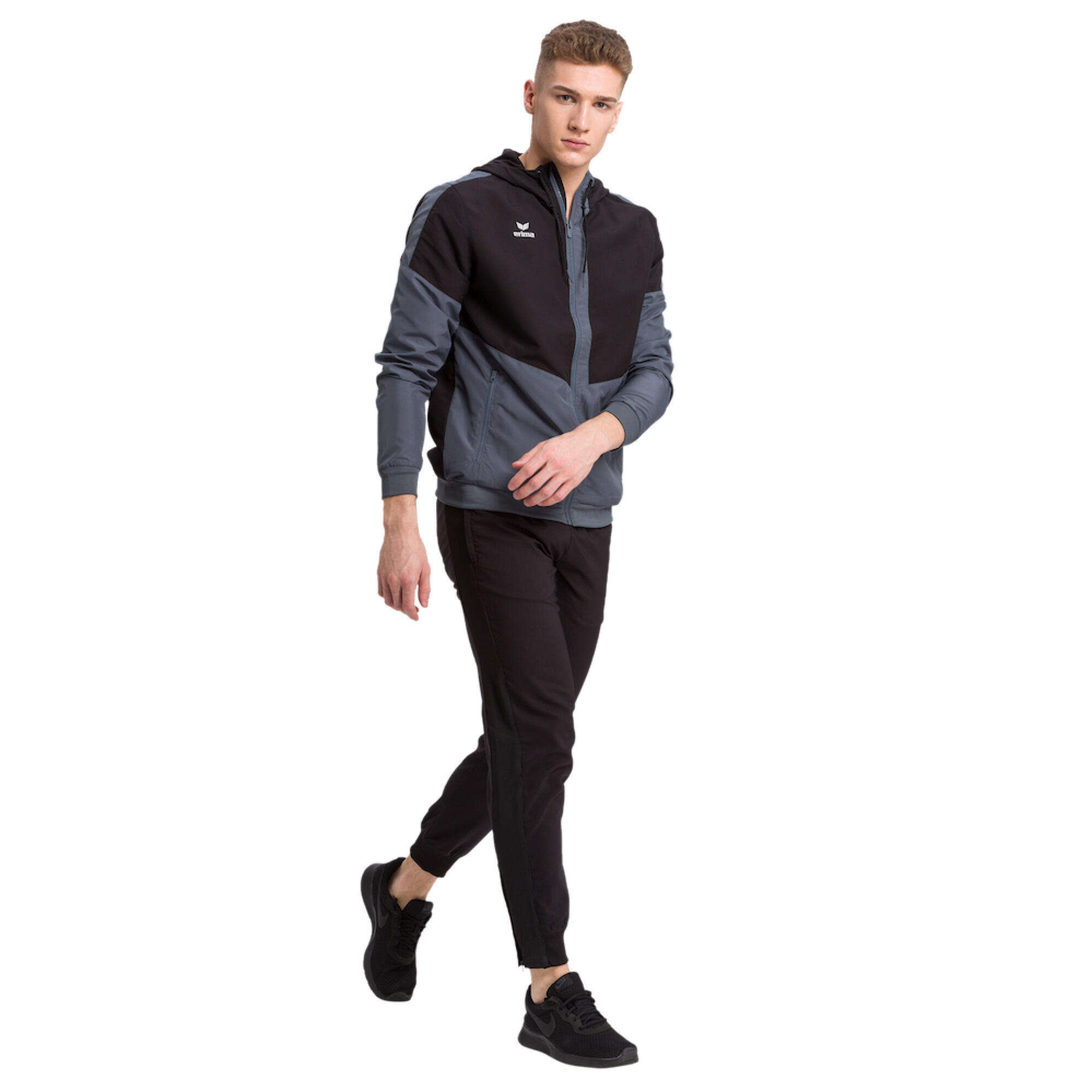 Herren Tracktop Trainingsjacke mit kapuze Squad 3/7