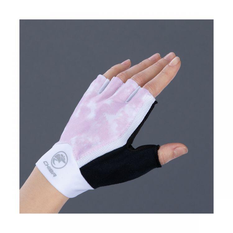 Chiba handschoenen Lady Tie Dye roze maat S\/7 2/5