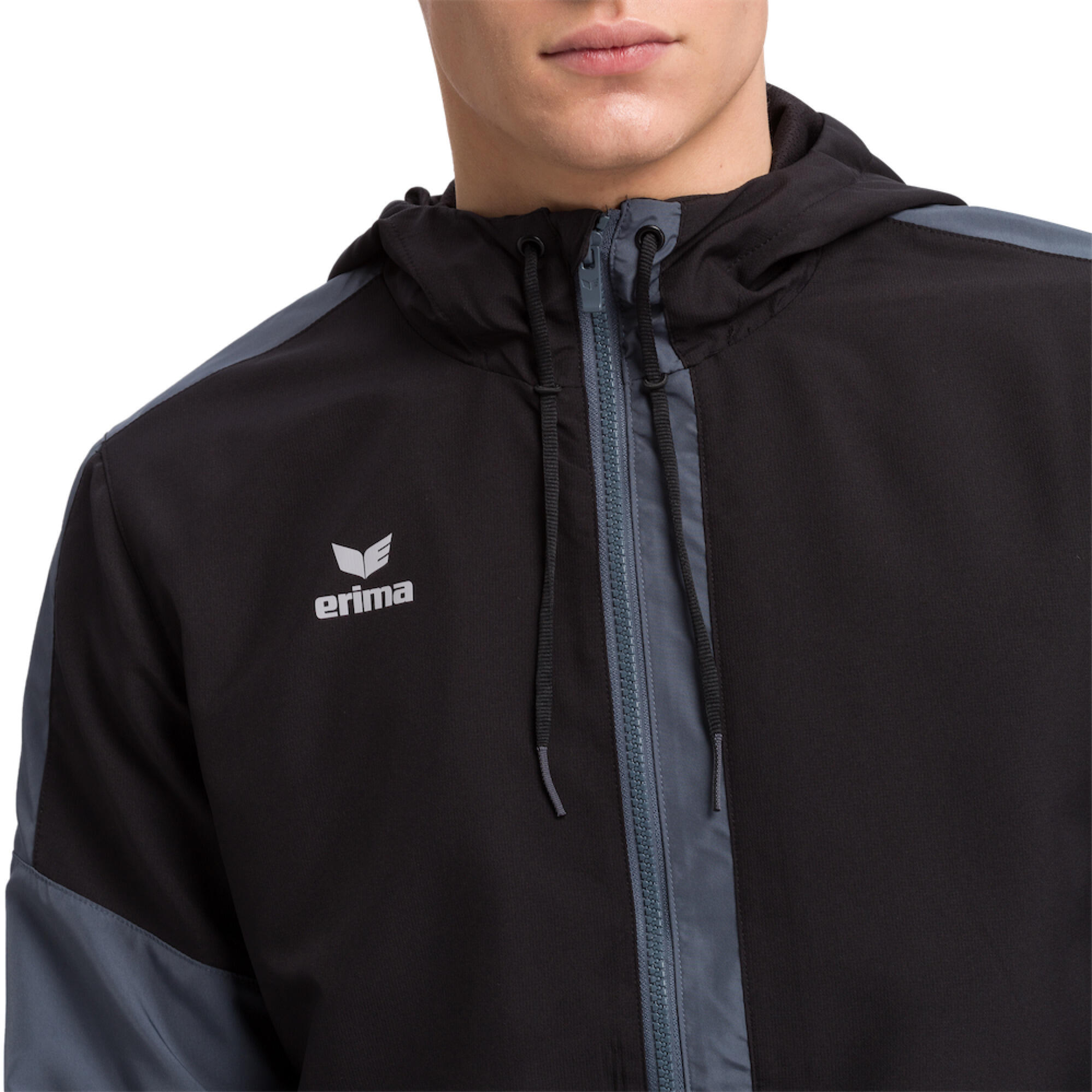 Herren Tracktop Trainingsjacke mit kapuze Squad 4/7