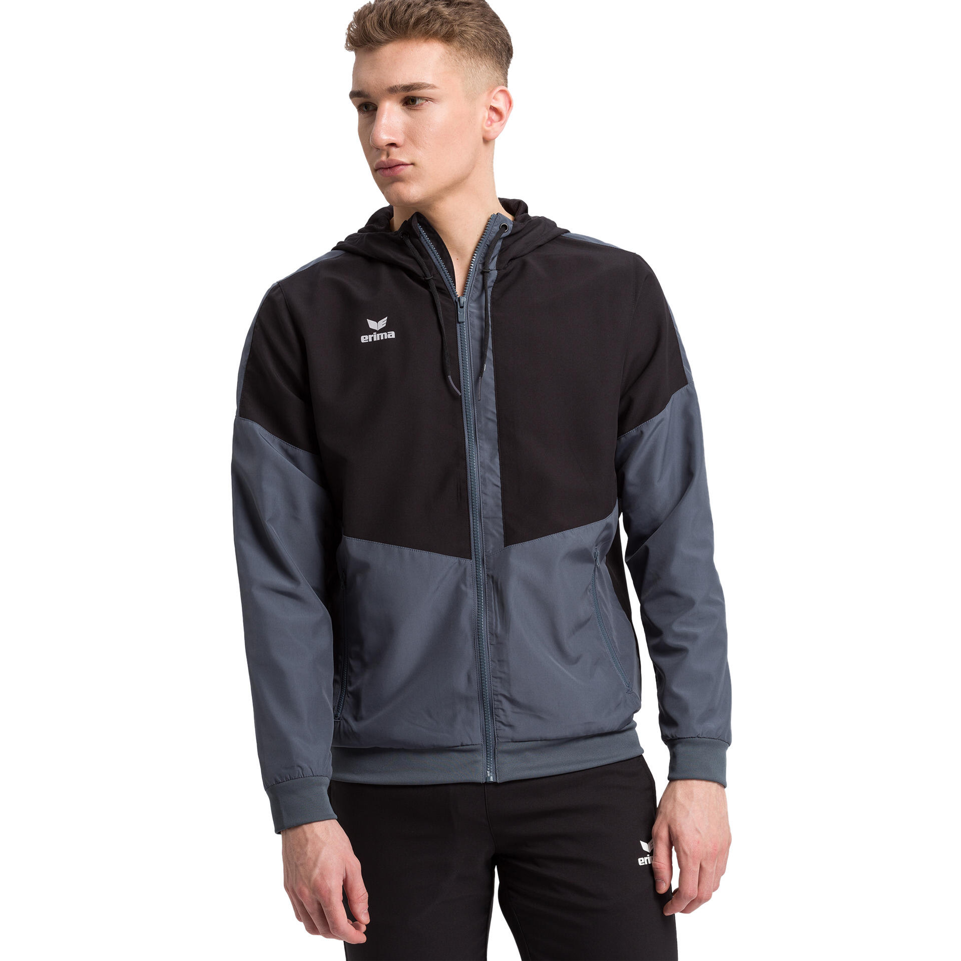 Herren Tracktop Trainingsjacke mit kapuze Squad 5/7