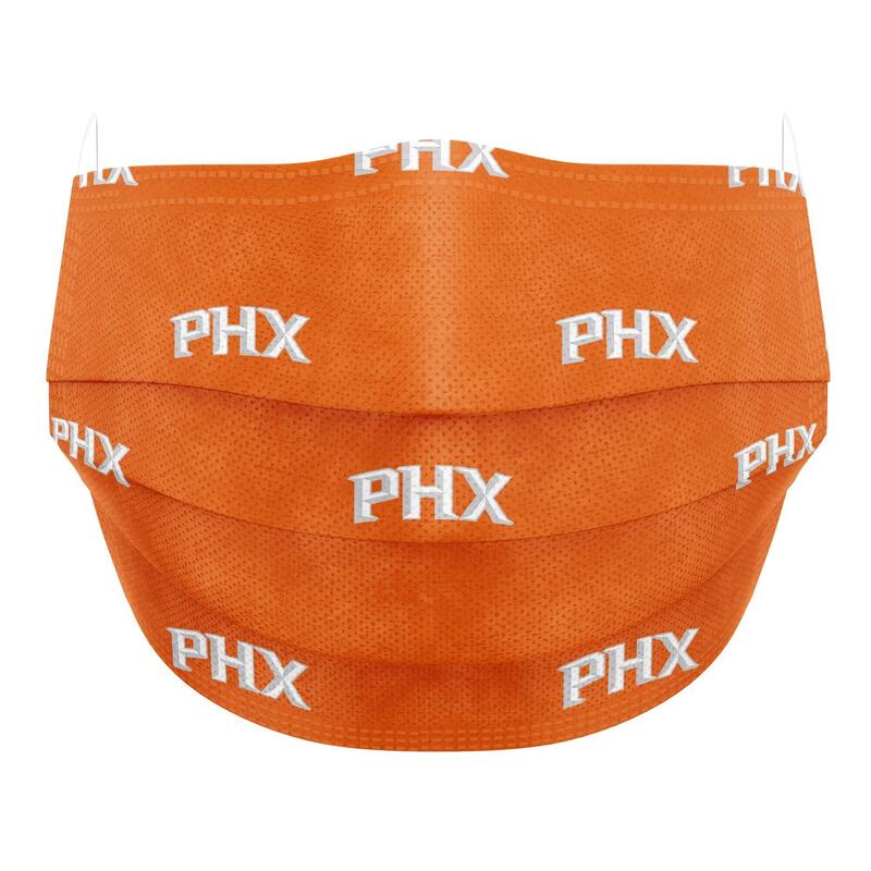 [2-pack] NBA Mask - Phoenix Suns - Disposable Mask (2 Designs x 5pc)