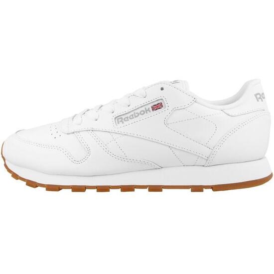 Chaussures Femmes Reebok Cl Lthr Blanc