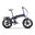 Elektrische vouwfiets, fatbike, design, 10Ah accu, All Road, 7sp, 44 cm, blue