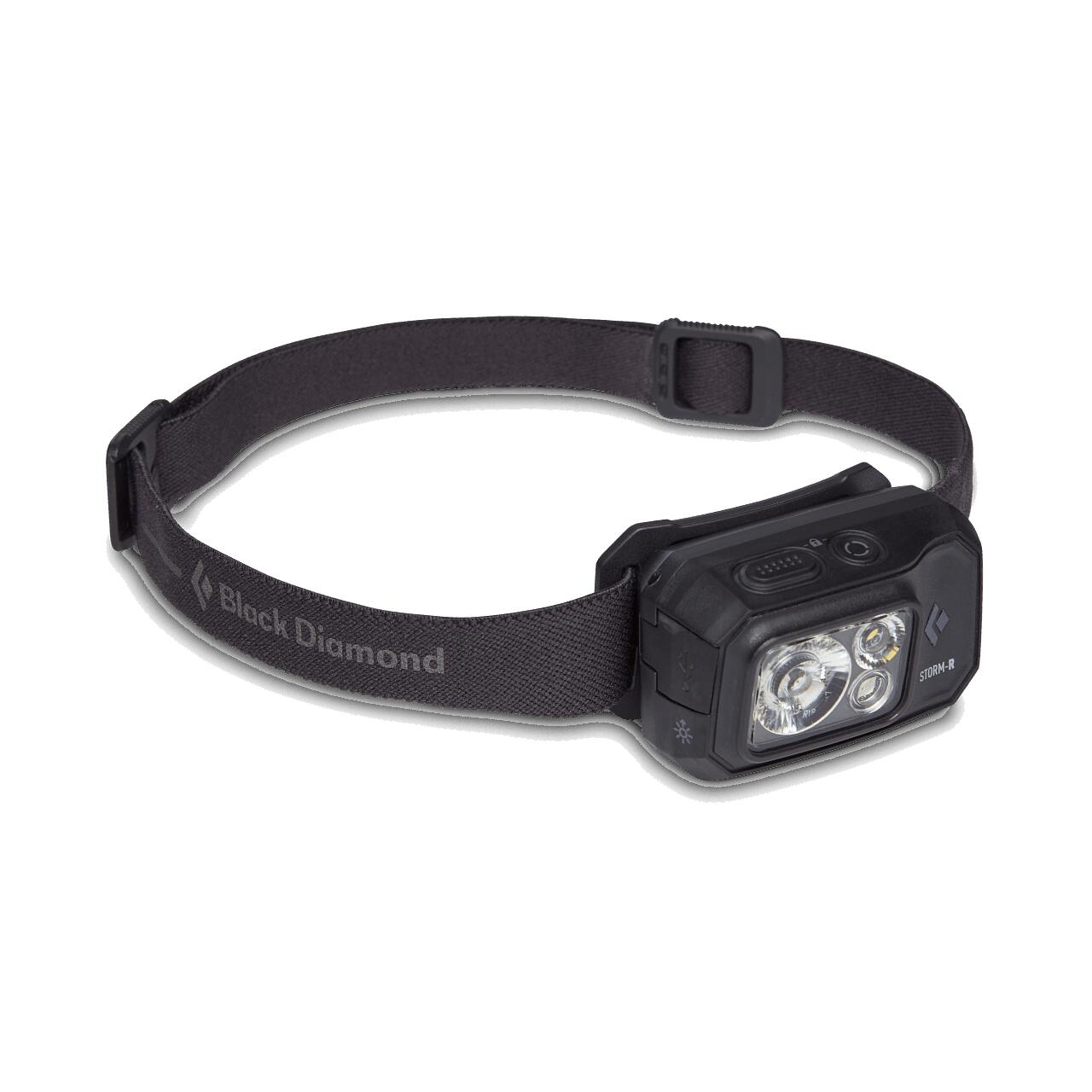Black Diamond - Lampe Frontale Black Diamond Storm 500r Rechargeable 500 Lm Ip67 Bandeau Repreve - Lampe Frontale - Noir - Taille Unique - Decathlon