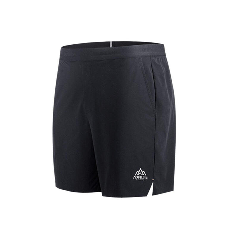 FM5119 Men's Quciking Drying Running Shorts - Black