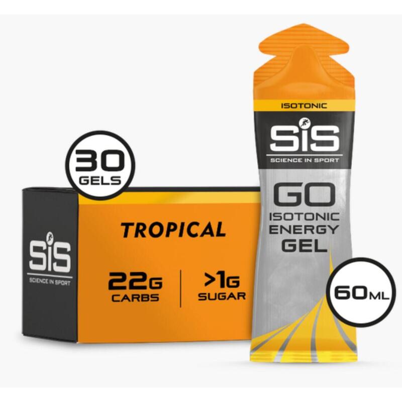 Go Isotonic Tropical Energy Gel - 30 PACK