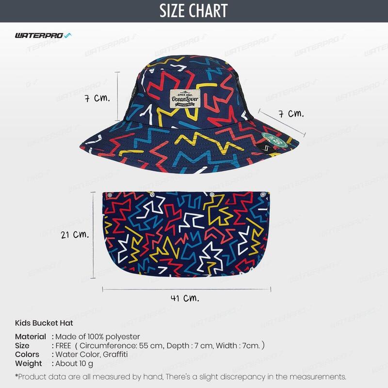 UV Protection Outdoor Kids Bucket Hat - Dark Blue