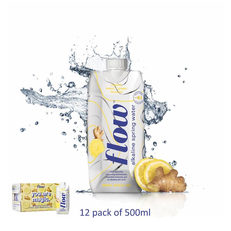 檸檬+生薑味天然鹼性泉水 12 盒 500ml 裝