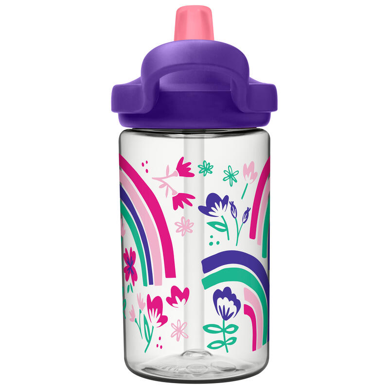 Bidon CAMELBAK Eddy+ Kids Bottle with Tritan™ Renew - Rainbow Floral, 14OZ