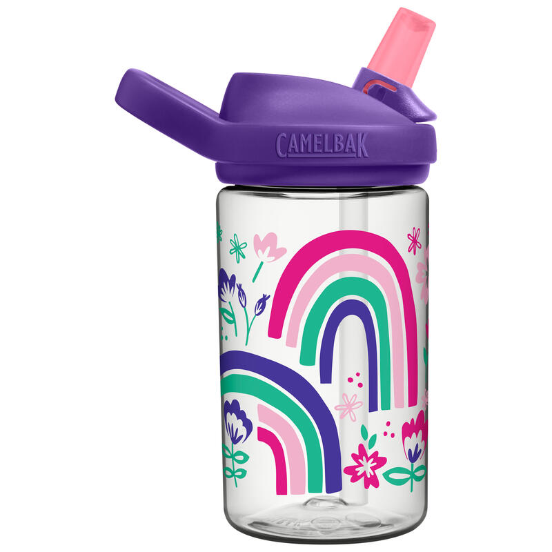 Bidon CAMELBAK Eddy+ Kids Bottle with Tritan™ Renew - Rainbow Floral, 14OZ