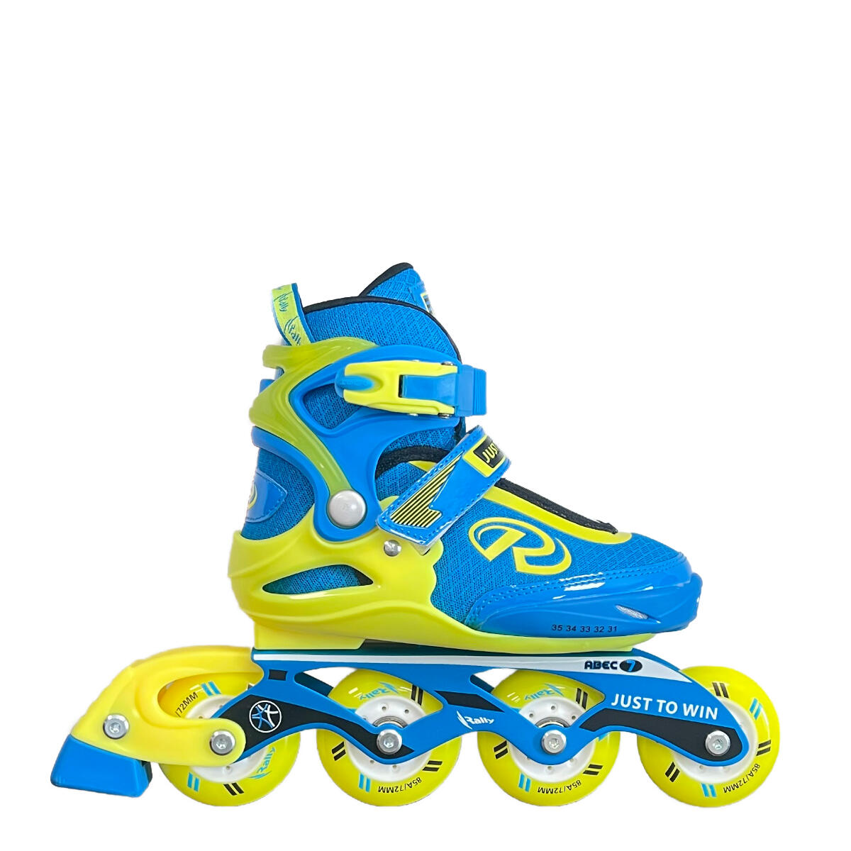 ROXA Pattino in linea allungabile bambino blu Rally