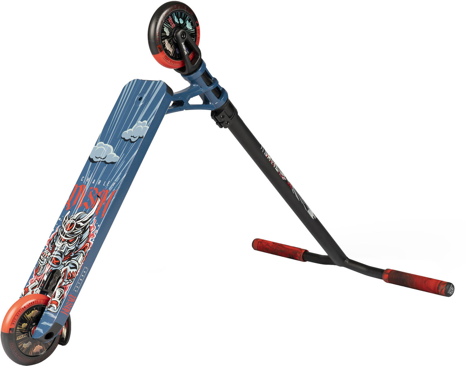 Freestyle Scooter  MGX Charley Dyson  Dunkel navy rot 5/7