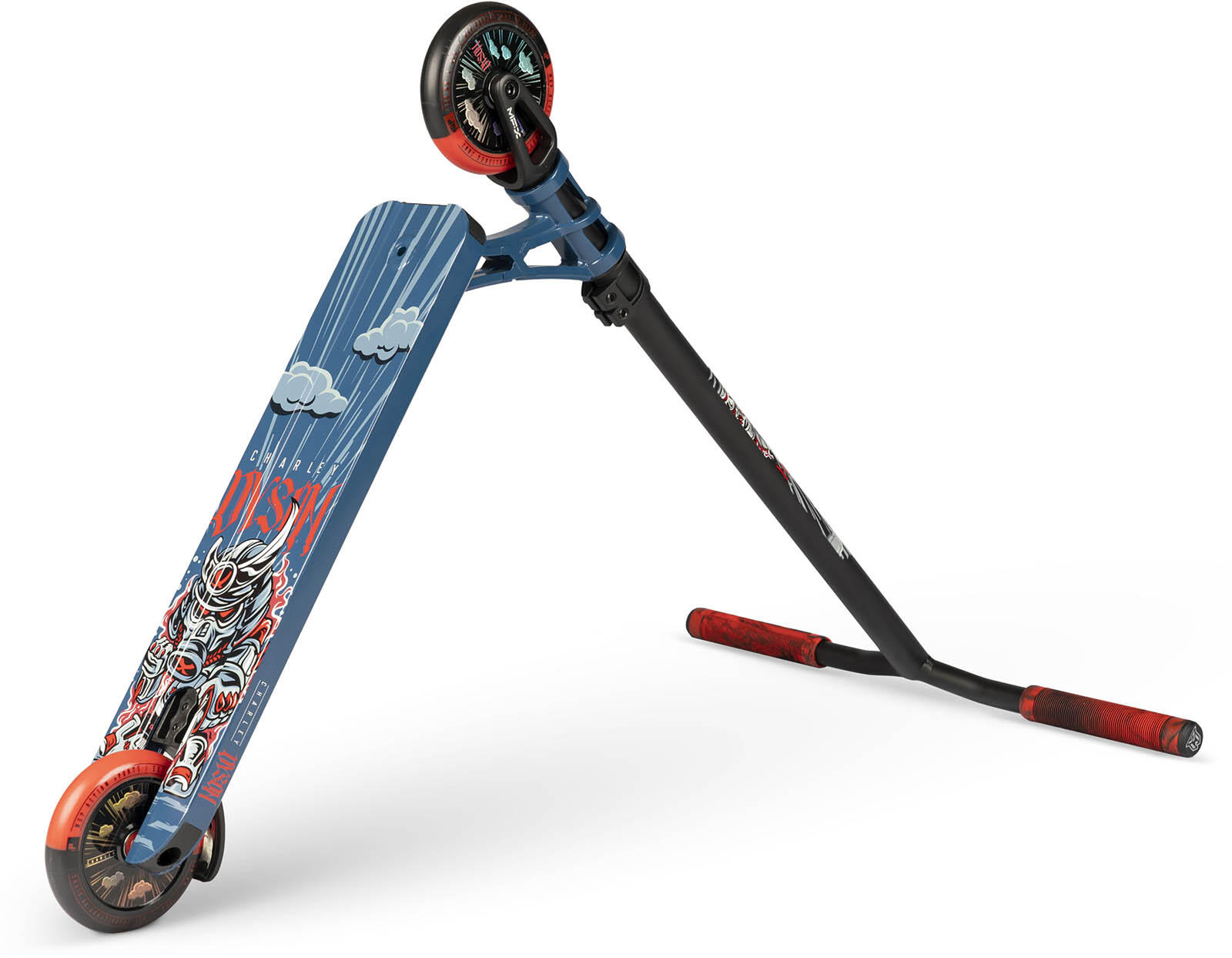 Freestyle Scooter  MGX Charley Dyson  Dunkel navy rot 2/7