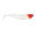 VINILO PESCA SPINNING R-SHAD 130 FLUO RED HEAD 12 GR.