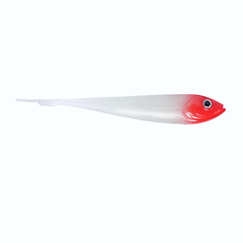 VINILO PESCA SPINNING R-FATLOW 135 FLUO RED HEAD 13 GR.