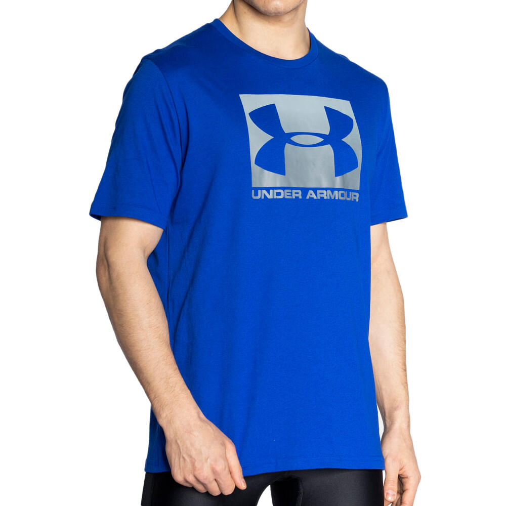 T-shirt bleu homme Under Armour Boxed Sportstyle 1/6