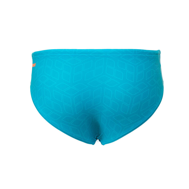 DIAMONDS MEN'S SWIMWEAR BRIEF - BLUE GREEN