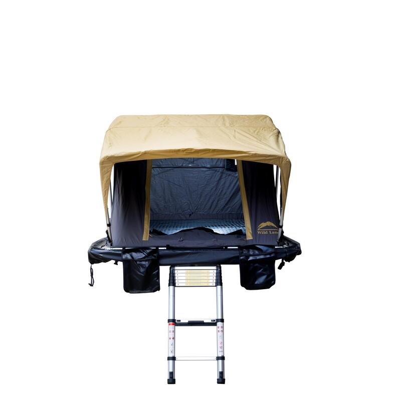 Tenda per tetto VAGALUME 160 | 2 Adulti + 2 Bambini | Macchina | SUV | 4x4 | Van