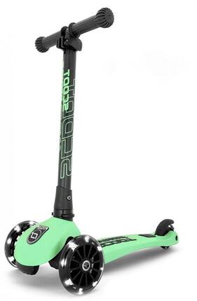 Hulajnoga składana ze świecącymi kółkami Scootandride Highwaykick 3 LED 3+ Kiwi