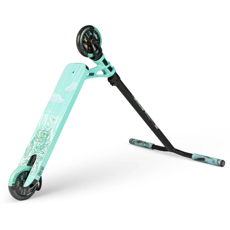 Trottinette TRougetinette freestyle  MGX Charley Dyson  Turquoise-Noir