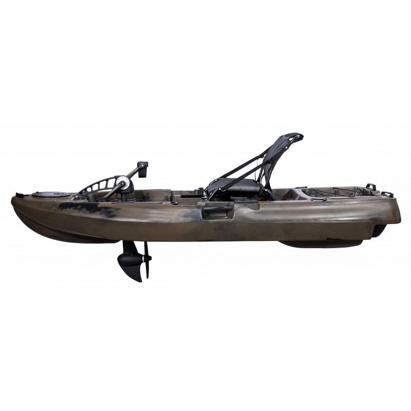 Kajak jednoosobowy wędkarski z napędem nożnym Scorpio kayak Pedal fish 8