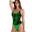 Maillot de Bain Femme Natation une pièce Revolution Jungle Green