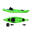 Canoa Big Mama Kayak Privat 295 Cm - 2 gavoni, pagaia e seggiolino