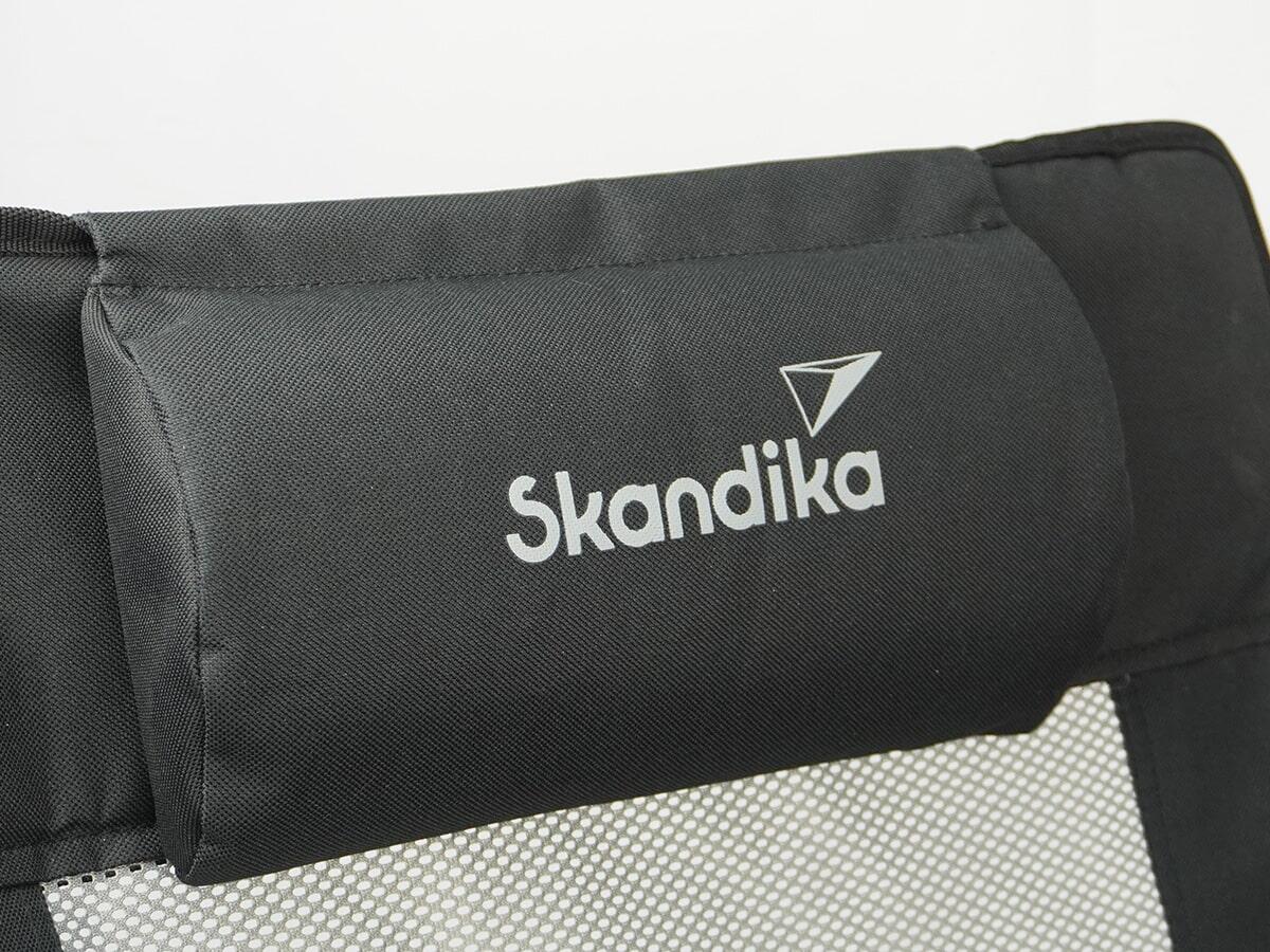 Sedia pieghevole da campeggio con poggiapiedi - Toras - Outdoor - compatta 6/7