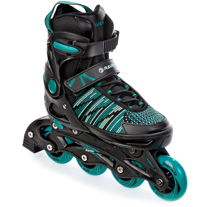 Patines 3en1 Ajustable Vella Negro/Menta