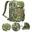 MOCHILA TÁTICA MILITAR MIL-TEC Camuflada 20L