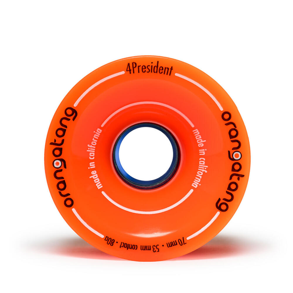 Ruedas Skateboard - Sk8 - 4President - 70 mm 80a - Orangatang 2/3