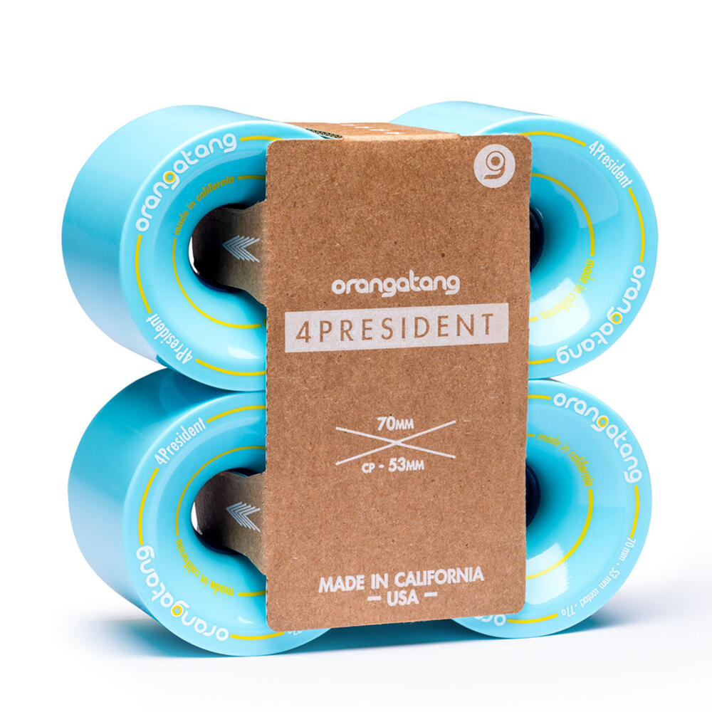 Rodas Skateboard - 4president - 70 mm 77a - Orangatang 3/5