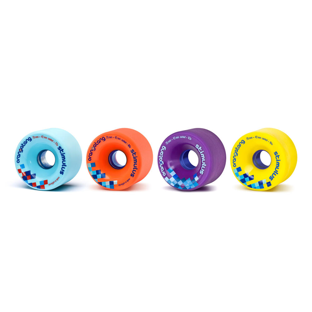 ORANGATANG STIMULUS LONGBOARD WHEELS 70MM/77A - SET OF 4 4/5