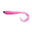 VINILO PESCA SPINNING R-SHAD 100 CURLY PINK SUPER BOOMER 9 GR.