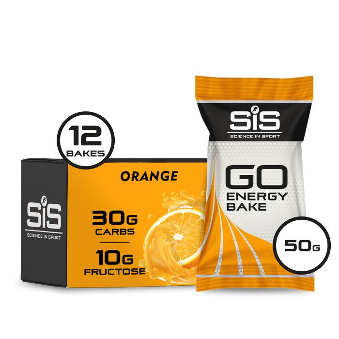 GO Energy Orange Bake Energy Bar - 12 PACK