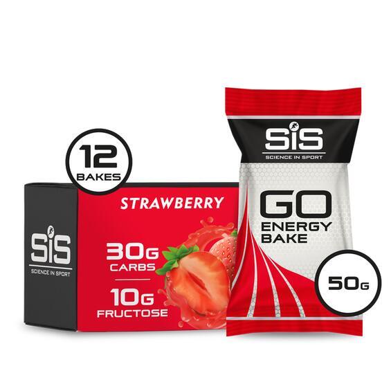 GO Energy Strawberry Bake Energy Bar - 12 PACK