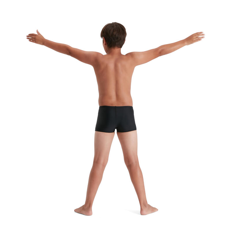 ECO ENDURAFLEX 小童 (6-14 歲) MEDLEY LOGO 平腳泳褲 - 灰色