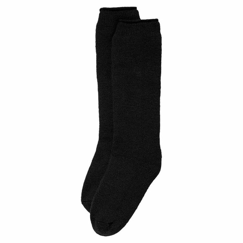 Heat Keeper Femme chaussettes hautes thermo-isolantes Noir